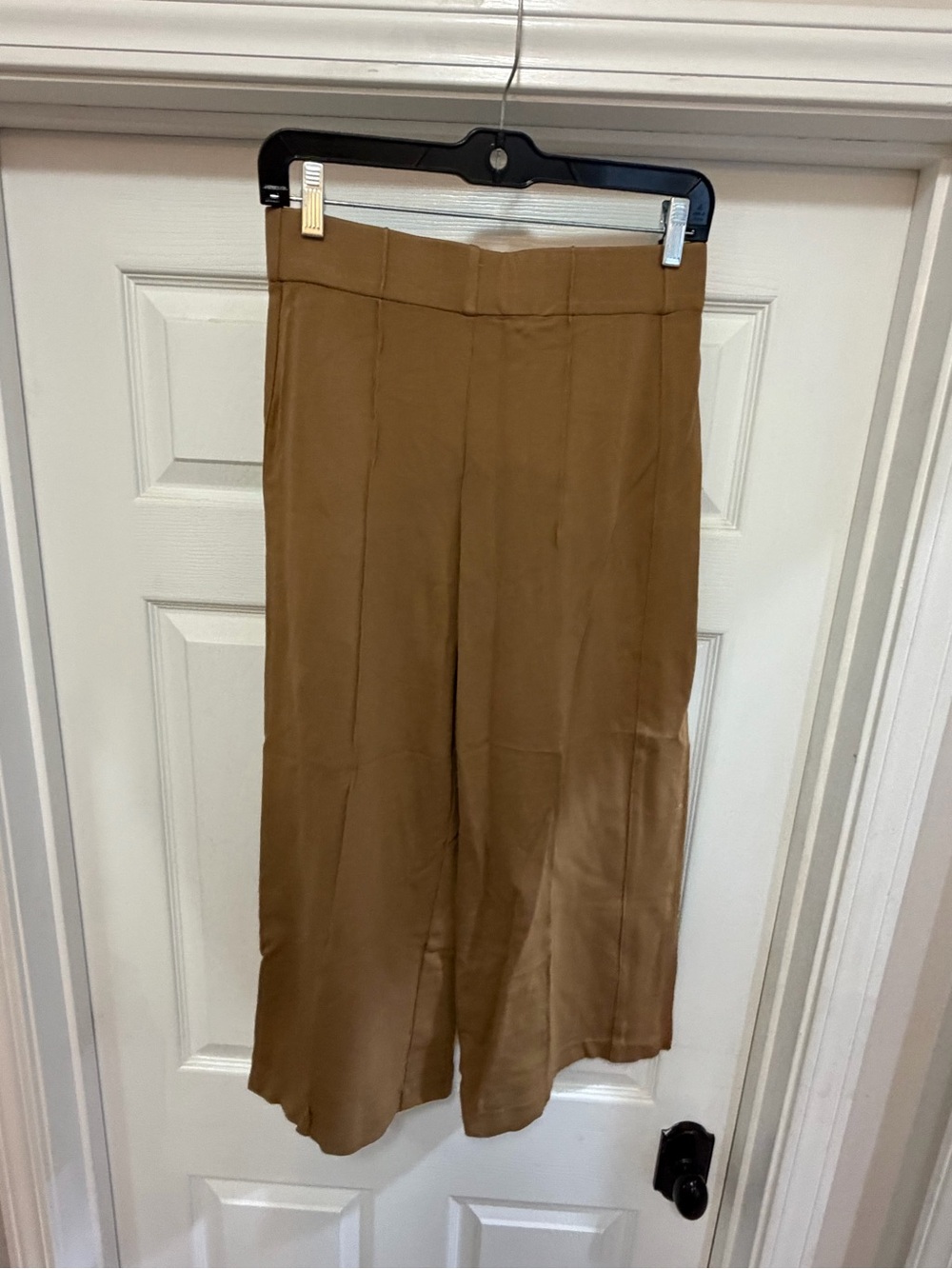 Jones New York Wide-Leg Crop Pants in Brown